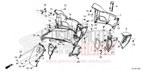 INNERE ABDECKUNG WW125AM de 2021